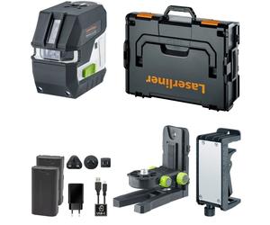 Laserliner MasterCross XPG Pro Laser À Lignes Croisées Dans L-Boxx - 4 Lignes - Vert - 55 M - IP64