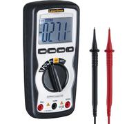 Laserliner Multimètre numérique compact | Sélection automatique de la plage, Mesure CA/CC, Capacité et fréquence, Test de diode et continuité avec signal sonore