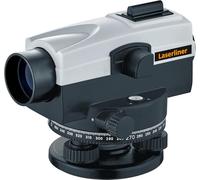 Laserliner Niveleur laser AL 32 automatique grossissement 32x IP 64 | Cercle horizontal, Réglage fin latéral, Avec fil à plomb, Avec mallette