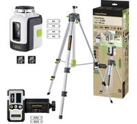Laserliner SmartLine - Laser Set 360 Avec Trépied Et Récepteur En Sac - Vert - 30m - 2 Lignes