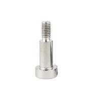 Lasitech Boulon À Tête Hexagonale en Acier Inoxydable 304, M2 .5 M3, 10 Pièces, Roulement Rouleaux, Vis Épaule(6mm,D2.5X M2 (10pcs))