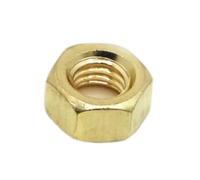 Lasitech Écrous Hexagonaux Filetés Métriques en Laiton, DIN934, M1.6 M2 .5 M3 M4 M5 M6 M8 M10 M12 M14 M16, Solides for Vis À Boulons, 1 50 Pièces(M12 2pcs)