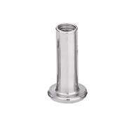 Lasitech Tête De Douille Hexagonale Plate en Acier Inoxydable 304, M2 M3 M4 M5 M6 M8 M10, Rivet Meubles, Insertion Manchon Joint, Écrou Connecteur, 1 À 10 Pièces(20mm,M3(D4mm)-10pcs)