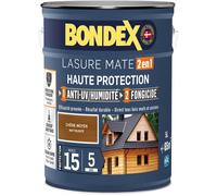 Lasure 2 en 1 Haute protection - Chêne moyen satin - BONDEX - 5 L