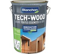 Lasure - acrylique polyuréthane - 5 L - chêne foncé - Tech-Wood BLANCHON
