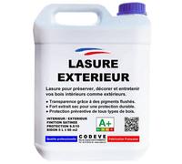 Lasure Bois Exterieur - 5 L - Codeve Bois - Chêne foncé