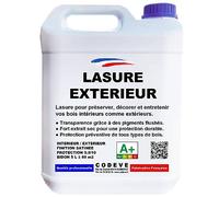 Lasure Bois Exterieur - Codeve Bois/Incolore - 5L - Intérieur/extérieur - Pour Une Protection Efficace De Vos Bois En Climat Difficile.