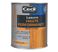 Lasure Cecil Professionnel LX530+ haute performance chêne clair satiné 1L