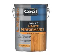 Lasure Cecil Professionnel LX530+ haute performance chêne clair satiné 5L