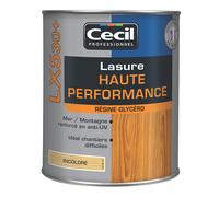 Lasure Cecil Professionnel LX530+ haute performance transparent satiné 1L
