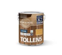 Lasure extérieure Soin du bois Tollens effet chêne clair satin 5L
