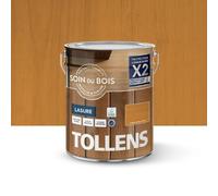 Lasure extérieure Soin du bois Tollens effet chêne doré satin 5L