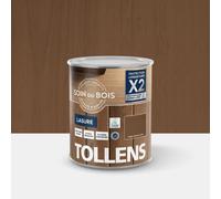 Lasure extérieure Soin du bois Tollens effet chêne foncé satin 1L