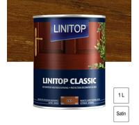 Lasure - LINITOP - Classic - 1 L - Satiné - Protection bois intérieur/extérieur