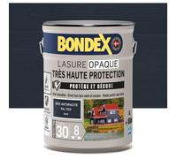 Lasure opaque Très haute protection - Gris anthracite RAL 7016 satin - BONDEX - 5 L