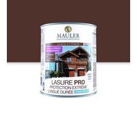 Lasure pro sans odeur - protection extrême - 1 litre - chêne foncé Mauler