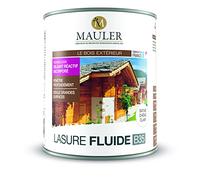 Lasure professionnelle pour bois extérieur - 15L Satiné Chêne Clair - Protection UV et intempéries - Lasure B35 Mauler