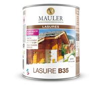 Lasure professionnelle pour bois extérieur - 5L Satiné Incolore - Protection UV et intempéries - Lasure B35 Mauler