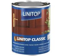 Lasure satinée incolore - LINITOP - Classic - 1 L - Protection bois - Finition satinée