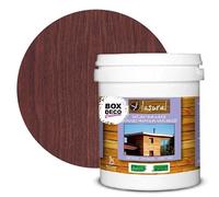Lasure saturateur naturelle écologique bio - NATURA - Lasural - Bois intérieur et extérieur - 7 teintes - 1 L - 12 m² (Iroko)