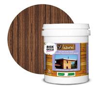 Lasure saturateur naturelle écologique bio - NATURA - Lasural - Bois intérieur et extérieur - 7 teintes - 1 L - 12 m² (Noyer)