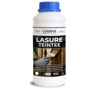 Lasure Teintee - Codeve Bois/Chêne clair - 1L - Intérieur/extérieur - Pour La Protection D'un Chalet, Abri, Cabane, Coffre Ou Balcon En Bois.