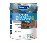 Lasure très longue durée - résistance UV - Environnement - 2,5 L - Noir BLANCHON
