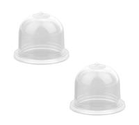 lasuroa 2 Ampoules D'amorçage Carburateur de Remplacement, Poire D'amorçage de Carburateur en Plastique Transparent Compatible avec Walbroles Tondeuse à Essence Tondeuse à Gazon Soufflante