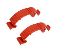 lasuroa 2pcs Boucle à Clip pour Couvercle Cylindre Supérieur, Clip de Boucle Protection PC Rouge de Remplacement pour Husqvarna 435 440E 445 450 450E 570 575 576 Tronçonneuse (Orange)