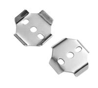 lasuroa 2pcs Pièces Rechange Barre à Serviettes, Boucle Carrée Murale en Acier Inoxydable 39x39mm Support Base Entretoises Vis Élément Fixation Matériel Salle Bain pour Porte-Papier Serviettes Barre