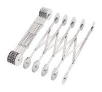 lasuroa Coupe-Pâte à 10 Roues, Coupe-Pâte en Acier Inoxydable Diviseur de Pâte Biscuits à Double Tête Roulette Pâtisserie Robuste Ustensile Cuisine Multi-Usages pour Pizzas Gaufres Biscuits