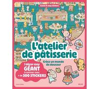 L'atelier pâtisserie - Poster stickers sweet & cosy - un poster grand format à sticker - activité créative - Cocon Zakka