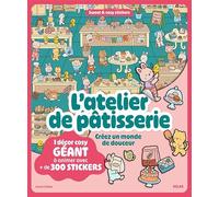 L'atelier pâtisserie - Poster stickers sweet & cosy - un poster grand format à sticker - activité créative - Cocon Zakka