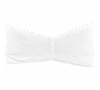 Siena Garden Parties latérales pour pavillon Berlino 3x3 m, blanc, set de 2 pièces Housse en polyester, 160g/m² en blanc