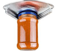 Latest Stainless Steel Jar Openers for Seniors, Under Cabinet Jar Opener Tool for Weak Hands, Under Counter Jar Lid Cap Opener, Easy Grip