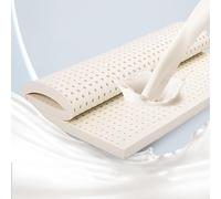 Latex naturel ultra-moelleux, Surmatelas en latex extra ferme for épaules, hanches, dos, genoux, plusieurs tailles(170x130cm)