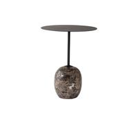 Table d'appoint Lato LN8 plateau acier rond H x Ø 50x40cm