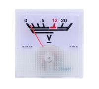 LatoYard 91C16 Voltmètre mécanique DC analogique pointeur panneau compteur chaleur logement industriel contrôle électrique