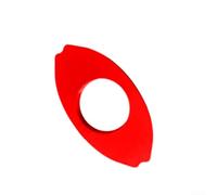 LatoYard Adaptateur de tente de chauffage diesel de 7,6 cm pour abris de camping pour port à fermeture éclair scellée, connecteur de conduit d'air chaud, en plastique, noir (rouge)
