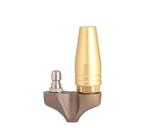 LatoYard Buse de jet turbo inversé haute pression 3600 PSI pour nettoyage des égouts et des gouttières, outil de vidange en acier inoxydable, adaptateur de 96,5 cm