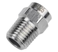 LatoYard Buse de pulvérisation en acier inoxydable pour nettoyeur haute pression 35,6 cm NPT 0 15 25 40 degrés Embout de rechange pour balai à eau nettoyeur de châssis 4000 PSI