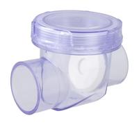 LatoYard Clapet anti-retour en PVC de 50 mm - Tuyau d'évacuation des eaux | Clapet anti-retour en PVC 50 mm pour tuyau d'évacuation des eaux usées