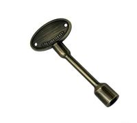 LatoYard e valve de gaz de 7,6 cm pour foyer, convient pour boule tournante de 6,3 mm et 5/16", outil en acier fiable pour la sécurité de la cheminée intérieure et extérieure (bronze)