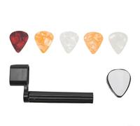 LatoYard Enrouleur de cordes de guitare portable et extracteur de goupille de chevalet avec support de médiator Comprend 5 médiators