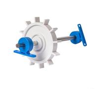 LatoYard Ensemble arbre d'entraînement et roulement de turbine pour nettoyeur de piscine série 180 280 C80 EC80 EC86, pièces de rechange faciles à installer pour améliorer la navigation et le