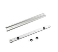 LatoYard Ensemble de scie à table en alliage d'aluminium 6061 et barre coulissante pour scie à onglet robuste, gabarit de travail du bois portable