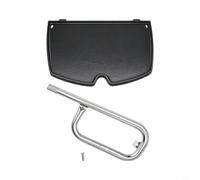 LatoYard Grille en fonte de 43,2 cm avec tube de brûleur pour Weber Q100 Q120 Q1000 Q1200, pièce de rechange 6558 60040 41657 69957