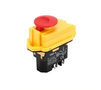 LatoYard Interrupteur électromagnétique 250 VAC 18 A YH02 - pour bouton d'arrêt électronique de sécurité à 4 broches - Équipement industriel IP54
