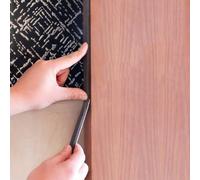 LatoYard Joint d'étanchéité auto-isolant en mousse pour portes coulissantes et fenêtres - 2 m - Anti-âge et résistant aux intempéries - Noir