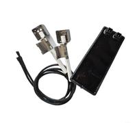 LatoYard Kit d'allumage de rechange pour barbecues à gaz Charbroil 2015+, fils à double électrode et bouton poussoir d'allumage électronique pour barbecue à 2, 4, 5, 6 brûleurs